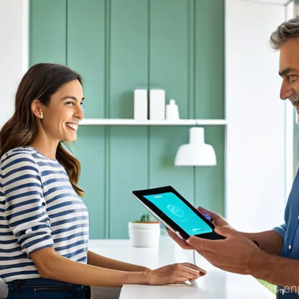 에너지 소비 패턴 변화에 대한 대응 전략 - **Smart Home Energy Management in a Spanish Living Room**
    A family in a bright, modern living ro...